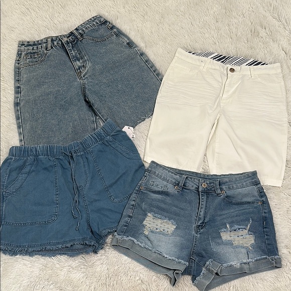 Time and Tru Pants - 🌴 Bundle of 4 Time&Tru & Amazon Shorts Size Small